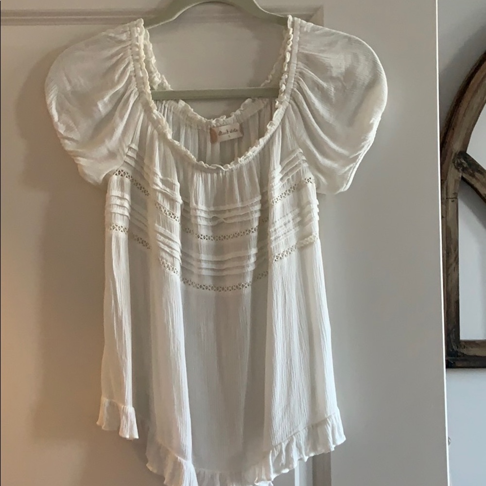 Ivory Off the Shoulder Top